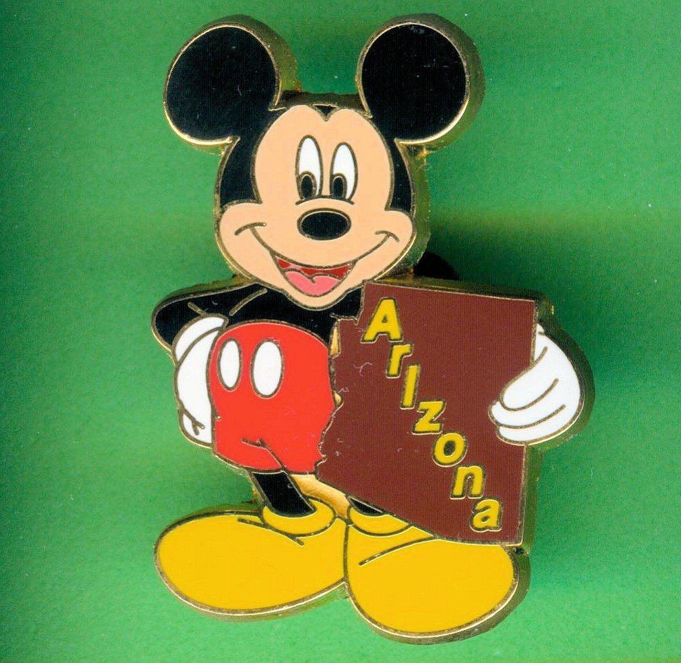 Disney Placchette & Badge: DISNEY  Mickey Maus  ARIZONA – Usato da Winterthur venduto da Sammleroase