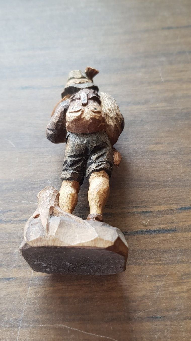 Sculture & Statue: Holzfigur Schnitzerei - Bergsteiger – Usato da Mörschwil venduto da antiksalon 7