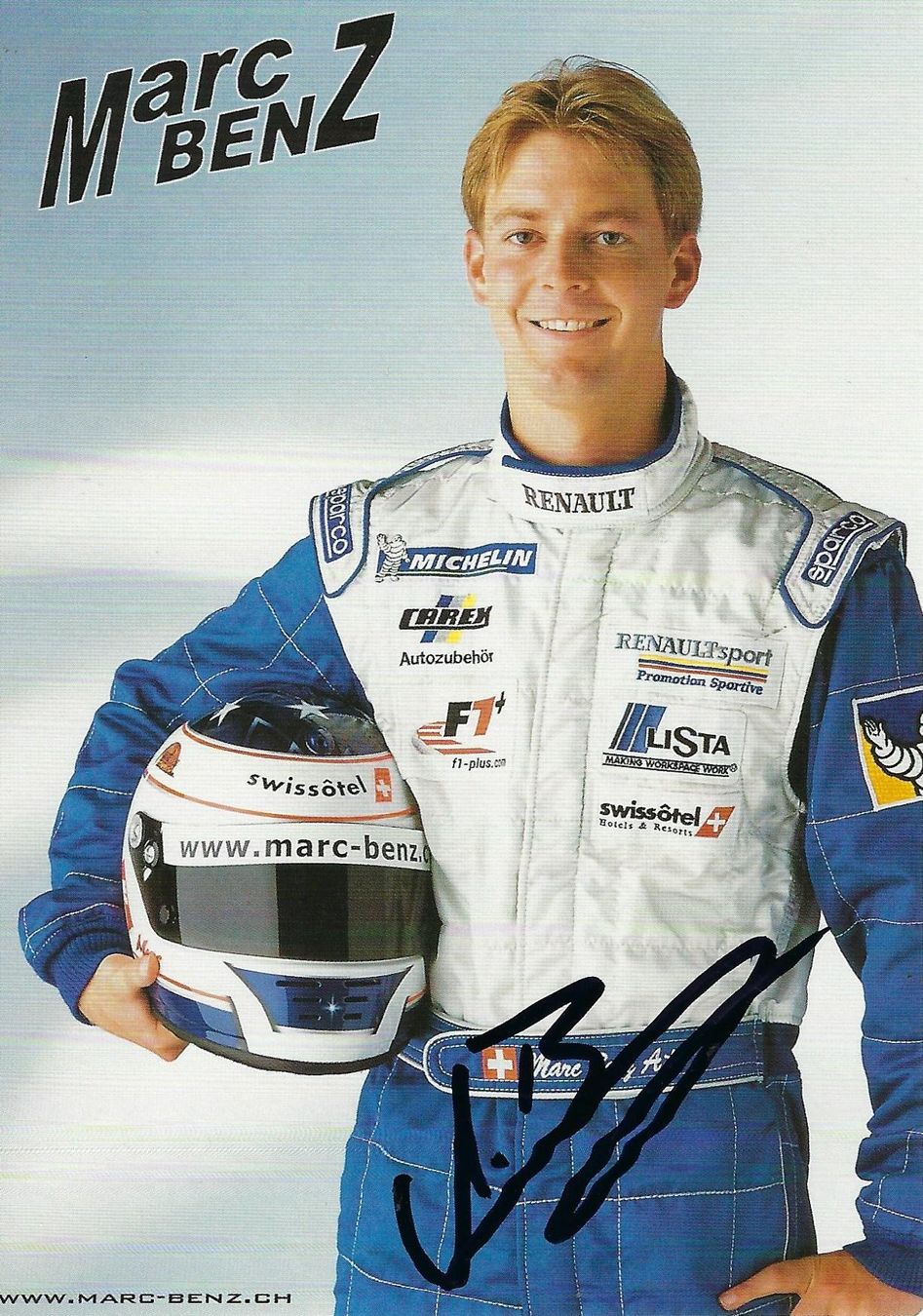 Autografi: Autogrammkarte; Marc Benz – Usato da Aarburg venduto da Hktm