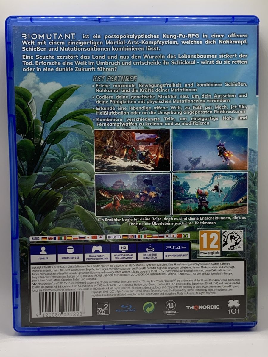Sony Giochi: Biomutant - PS4 – Usato da Ostermundigen venduto da RG-Collector 1