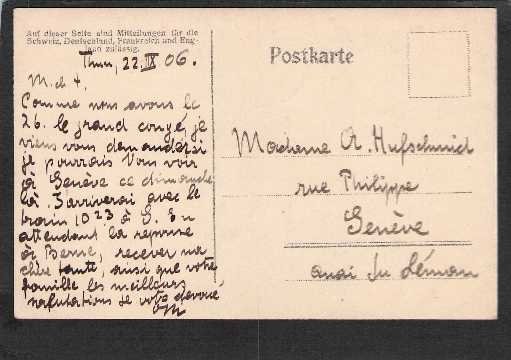 Cartoline postali: AK Artillerie, Thun 1906 – Usato da Reichenburg venduto da ibiza18 1