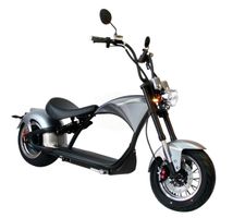 schneller Elektro Scooter Chopper Style Weiss und neu 50km