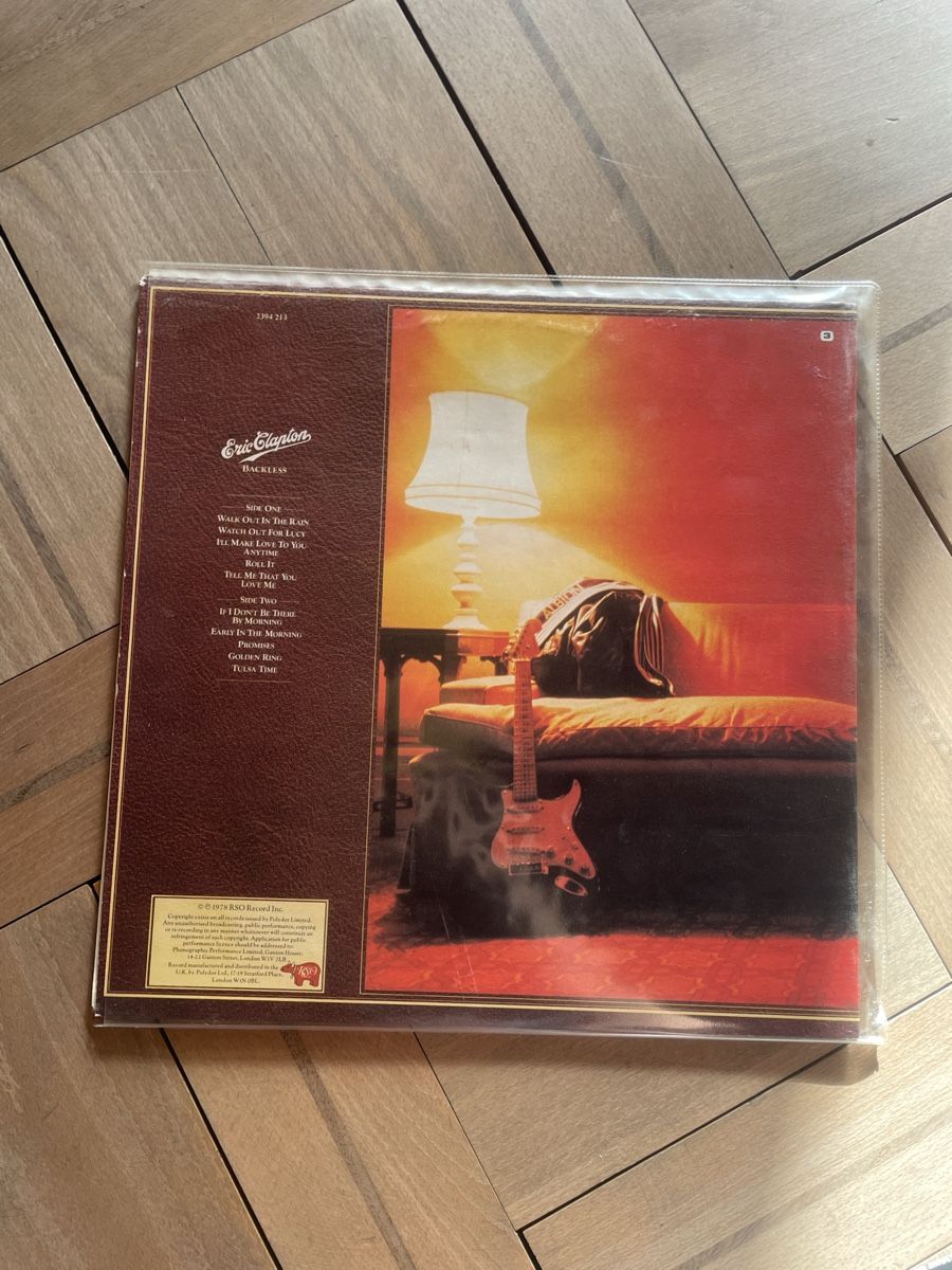 Dischi in vinile: Eric Clapton - Backless LP - Classic Rock Vinyl Record – Usato da Zürich venduto da sar_c828 1
