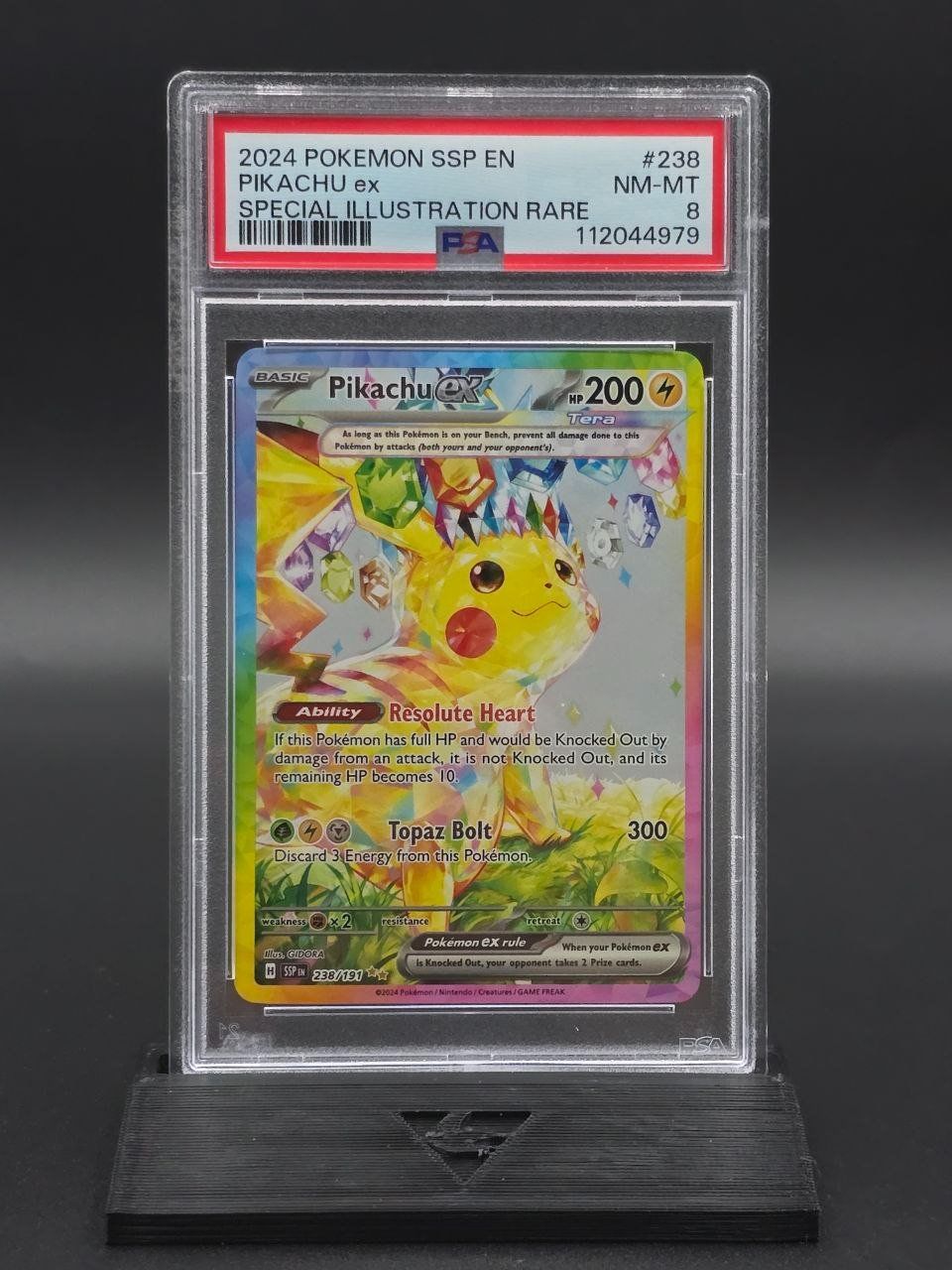 Pokémon Cartes à collectionner: Pikachu ex #238 Surging Sparks PSA 8 / 🇬🇧 – D'occasion à COINTRIN par sanctuary-collectors