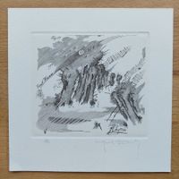 Exlibris Künstler unbekannt - Original Kupferstich signiert
