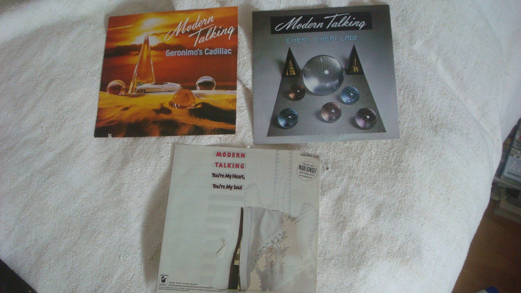 Dischi in vinile: 3 Singels Modern Talking – Usato da Münchenstein venduto da Pesci6