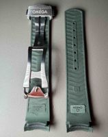 Omega Rubber Watch Strap Green with Clasp Used