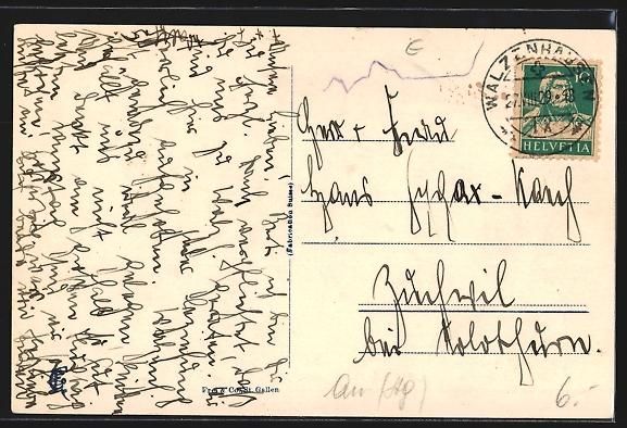 Cartes postales: AK Walzenhausen, Panorama v. d. Meldegg – D'occasion à Berlin par bartko-reher 1