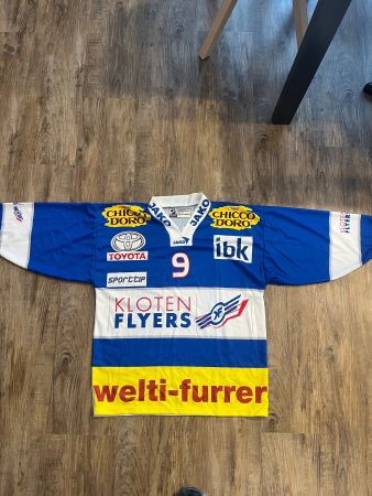 Kloten Flyers Trikot, Pittis #9, Grösse M!