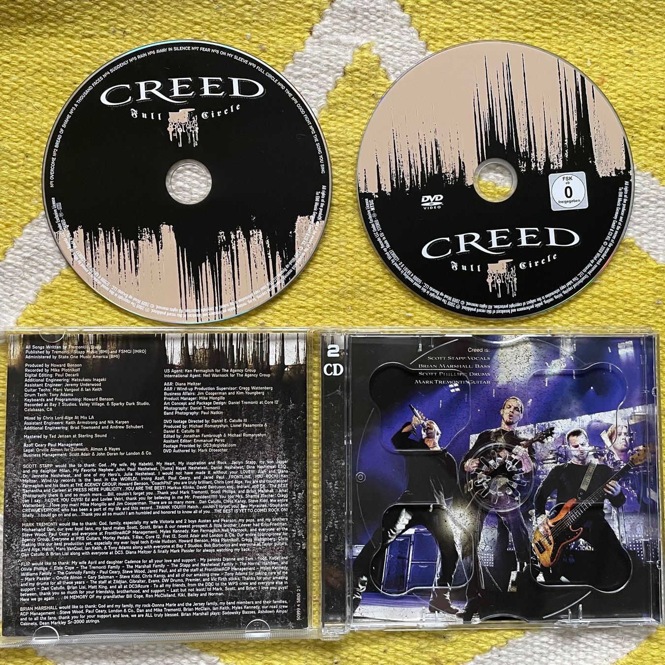 CDs: CREED-1CD+1DVD FULL CIRCLE – Gebraucht aus Rorschacherberg von CD-Roli 1
