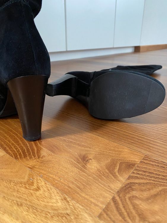 Overknee Stiefel schwarz 2