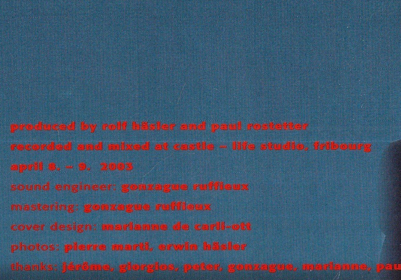 CDs: Rolf Häsler Quartet WALKING THREE Peter Horisberger JazzCD – Gebraucht aus Kandergrund von Sososo 3