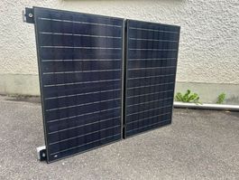 Megasol Solarpanel 40 Wp – gebraucht (2 Stück montiert)