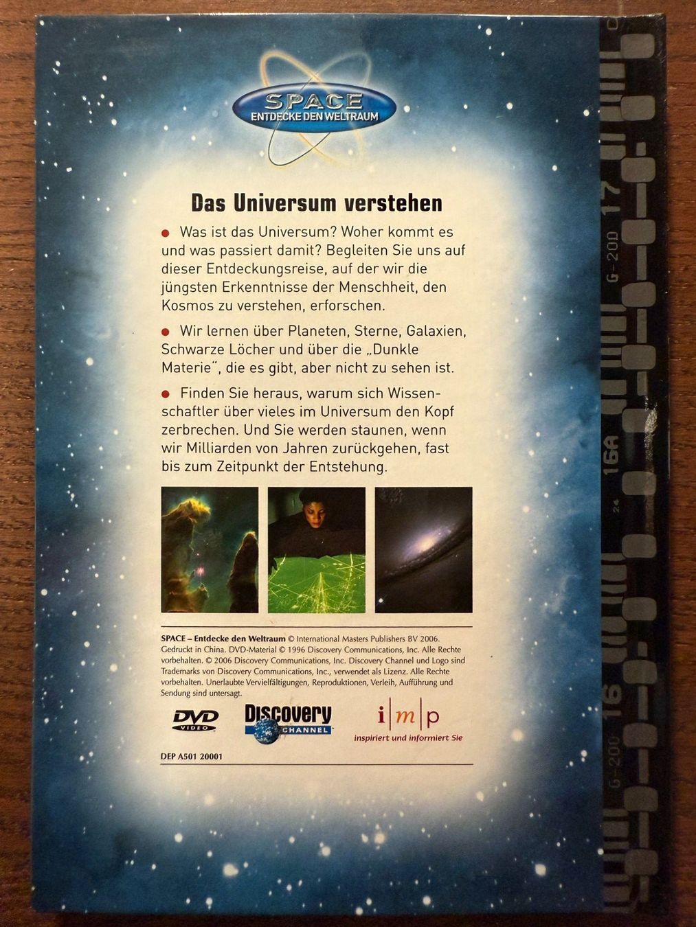 Tutti i DVDs: Das Universum Verstehen – Usato da Zürich venduto da FilmFreunde 1