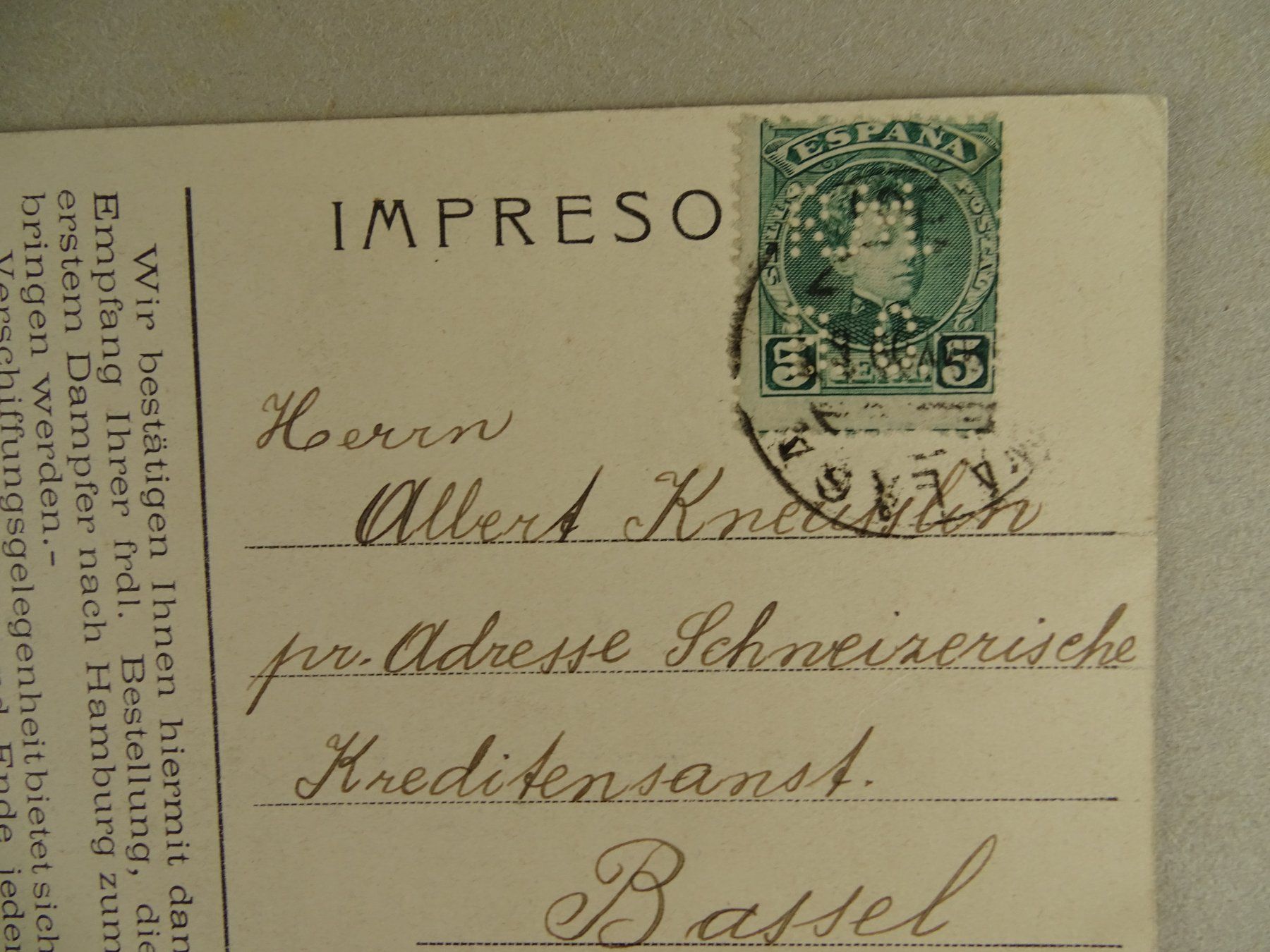 Tous les timbres: SPANIEN, 9 ÄLTERE BRIEFE/KARTEN – D'occasion à Grüningen par Kartensammler 2