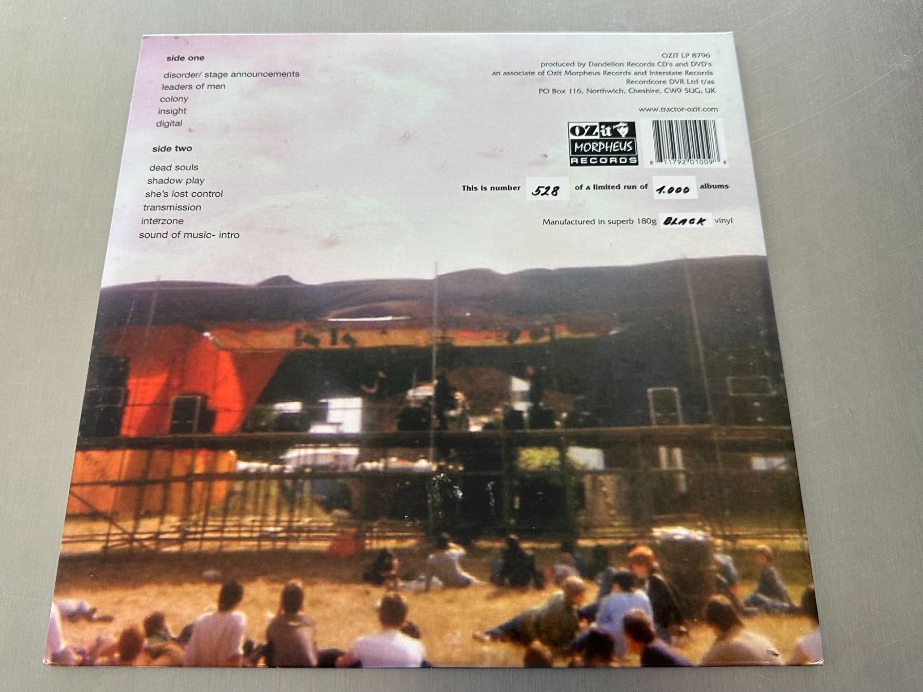 Dischi in vinile: JOY DIVISION LP LEIGH ROCK FESTIVAL – Usato da Sion venduto da jaipur1401 1
