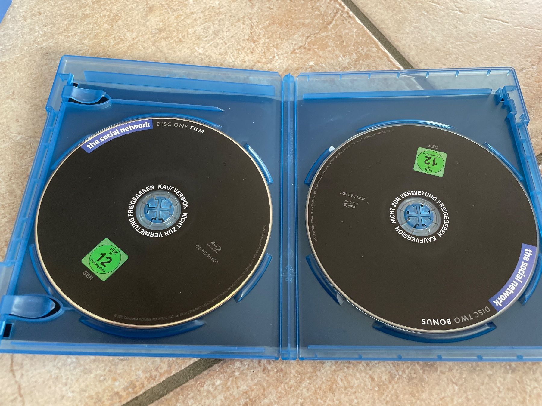 Tutti i DVDs: The social network, Blu-ray – Usato da Zwingen venduto da veilchen_123 3