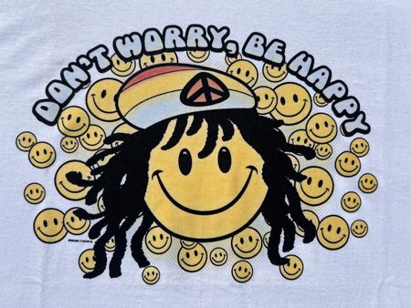 T-Shirt mit Smileys - Happy Vibes für dich! Unisex 158-176/L