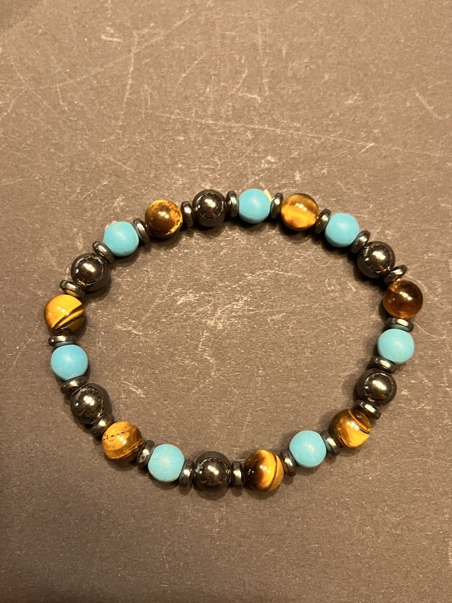 Armbänder & -reifen: Perlen Armband unisex, Schmuck, Stein, bunt, Geschenk – Neu (gemäss Beschreibung) aus Breitenbach von Alice_xy 1
