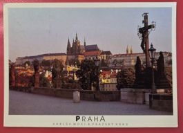Prag Karlsbrücke Prager Burg 1997