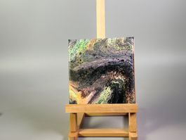 Original Kunstwerk, Acryl Pouring, Frühlings Sale, Klein!