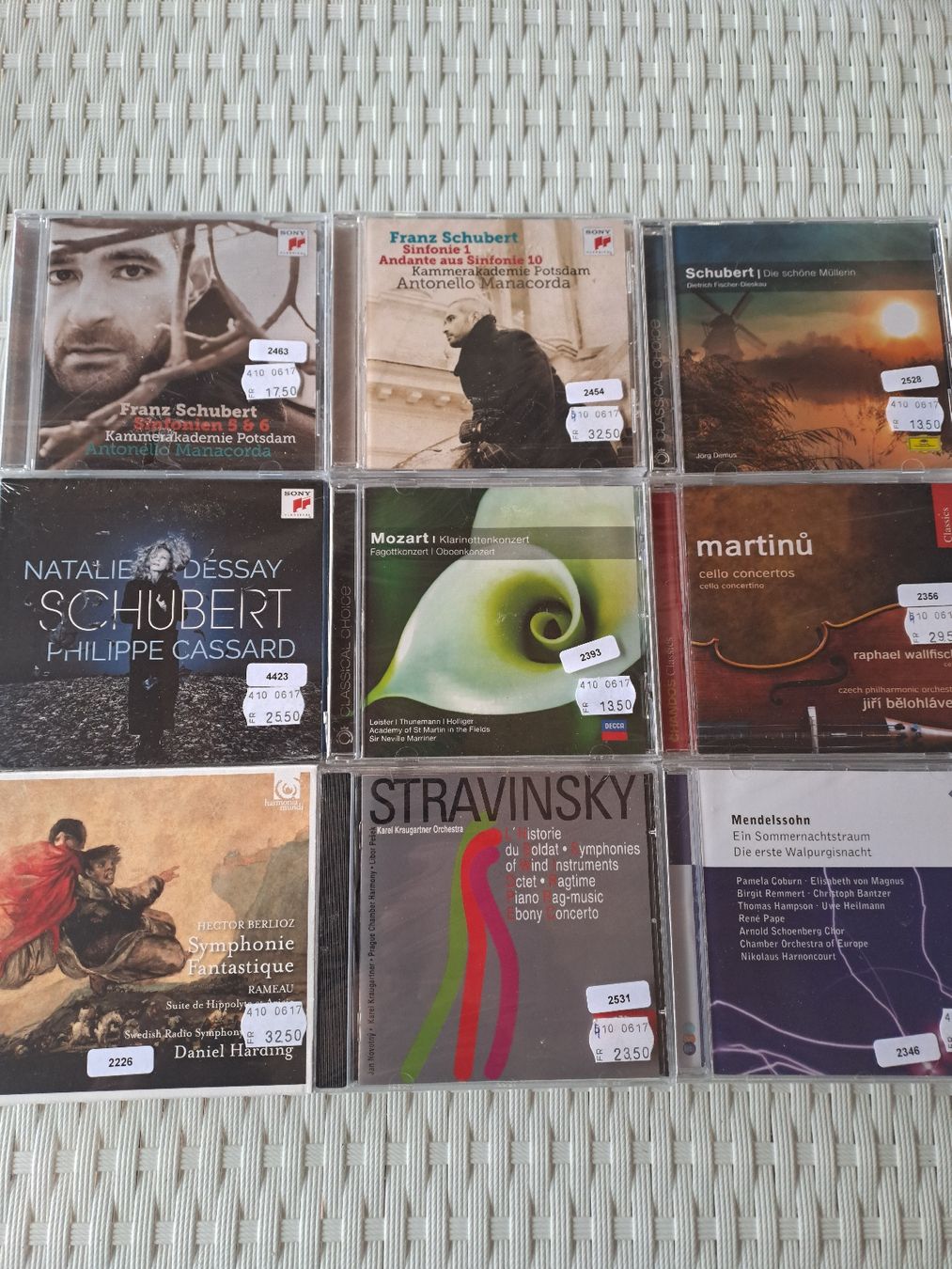 CDs: 24 Originalverpackte CD's ( Mozart , Schubert , Wagner , etc – Neu und originalverpackt aus Uetendorf von Essiggurken 1