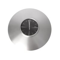 Vintage ZIRO Wanduhr – Aluminium – 47 cm – Space Age Design