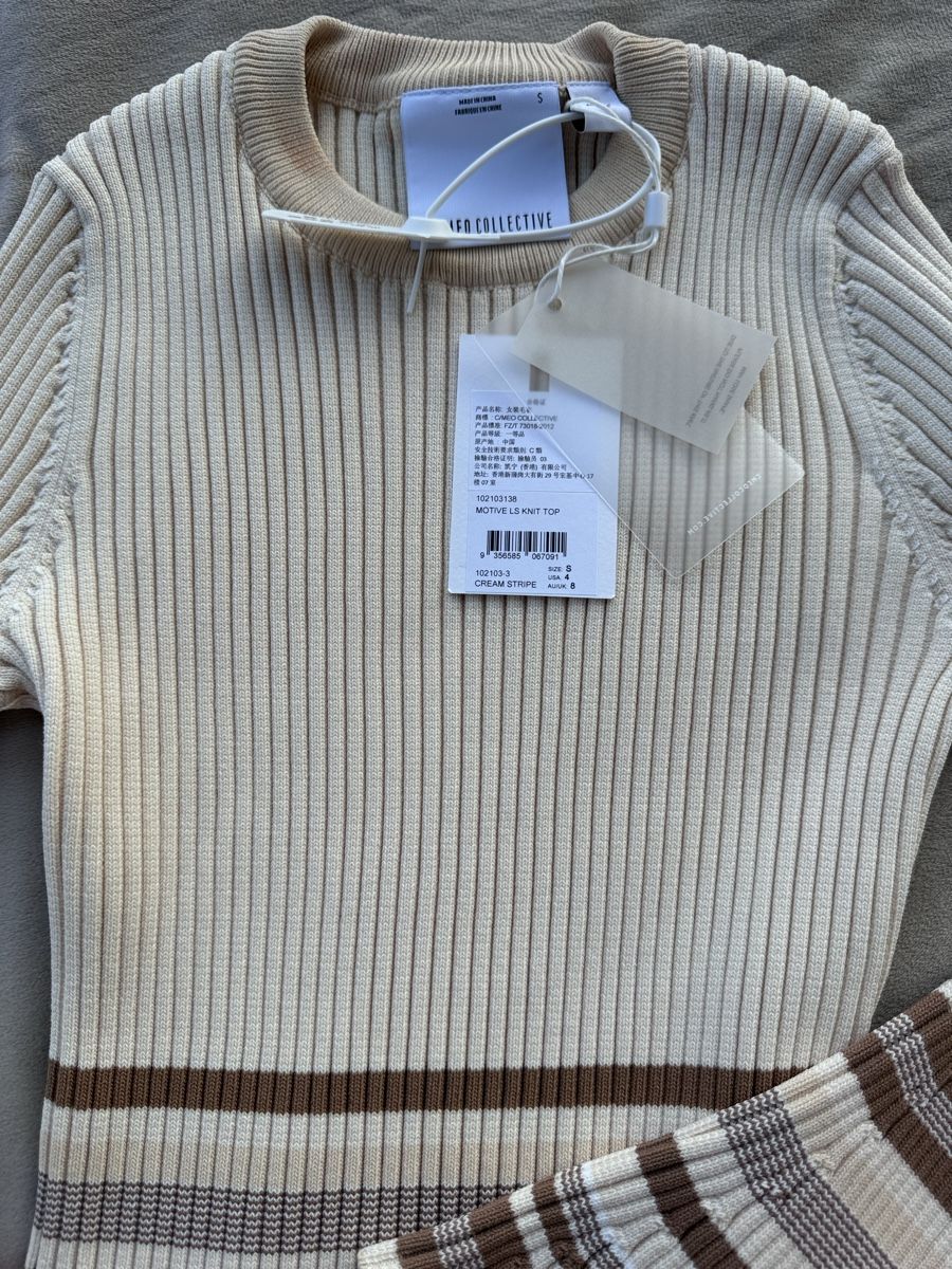 Top: C/Meo Collective TOP gestreift & elastisch Pullover NEU WOW – Nuovo e nell'imballaggio originale da Gibswil venduto da Engelsgleich 8