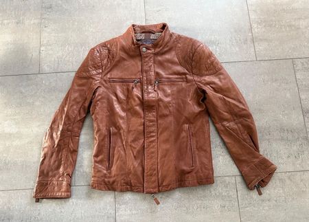 Lederjacke von Etro Grösse M Designer Italy Style Biker