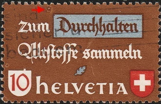 Tutti i francobolli: Altstoffverwertung 1942, Abart – Usato da Aarburg venduto da Aare10