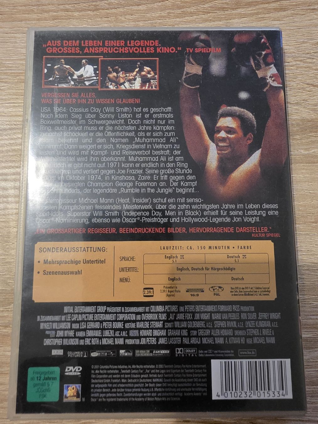 Alle DVDs: DVD Ali mit Will Smith guter Zustand – Gebraucht aus Zürich von P-editon 1