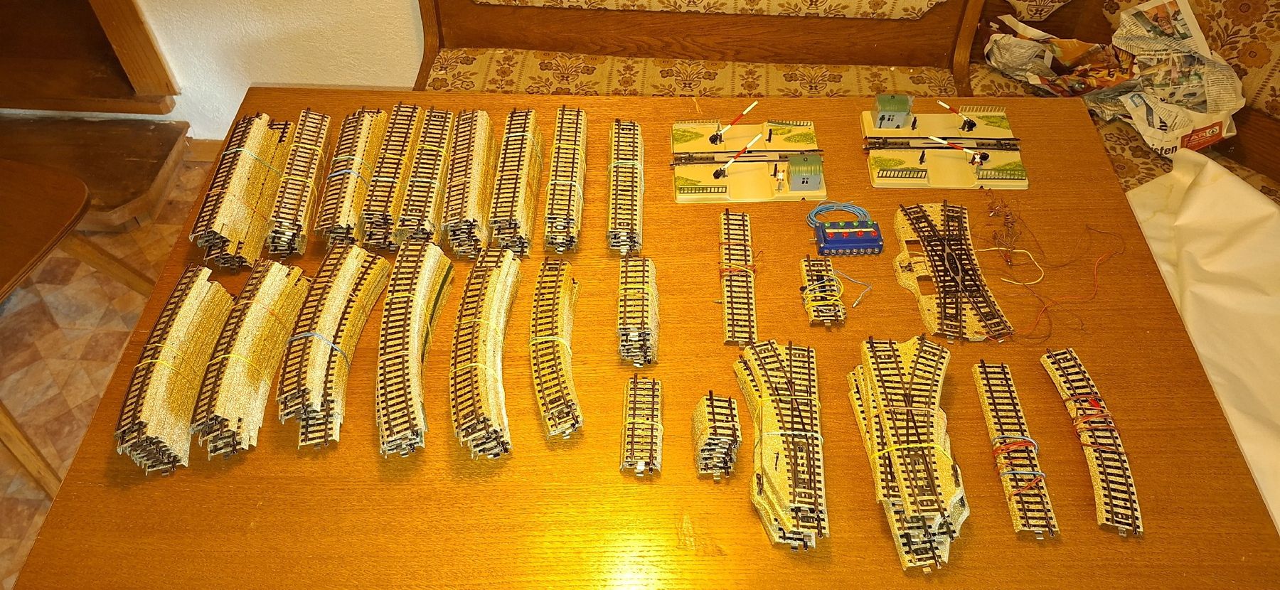 Märklin Modellini di ferrovie: H0 Märklin M Gleis Konvolut. – Difettoso da Pfäffikon ZH venduto da gub_2j76 2