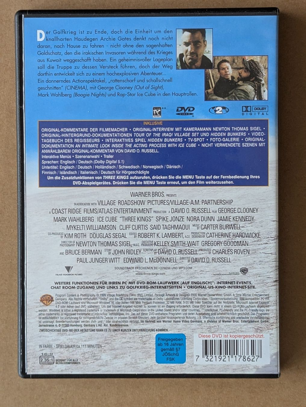 Tutti i DVDs: Three Kings – Usato da Aarau venduto da usmichi 1