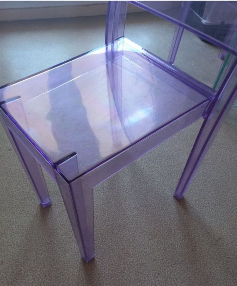 4 chaises La Marie - Philippe Starck – Violet translucide (Gebraucht ...
