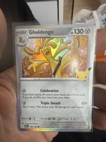 Carta Pokémon Gholdengo 108/128 ologramma condizioni ottime