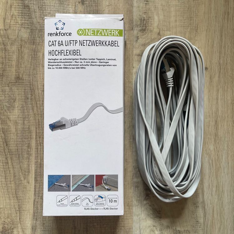 Kab24® Netzwerkkabel Cat.6 PUR Mantel - Schleppkettentauglich & Ölbeständig