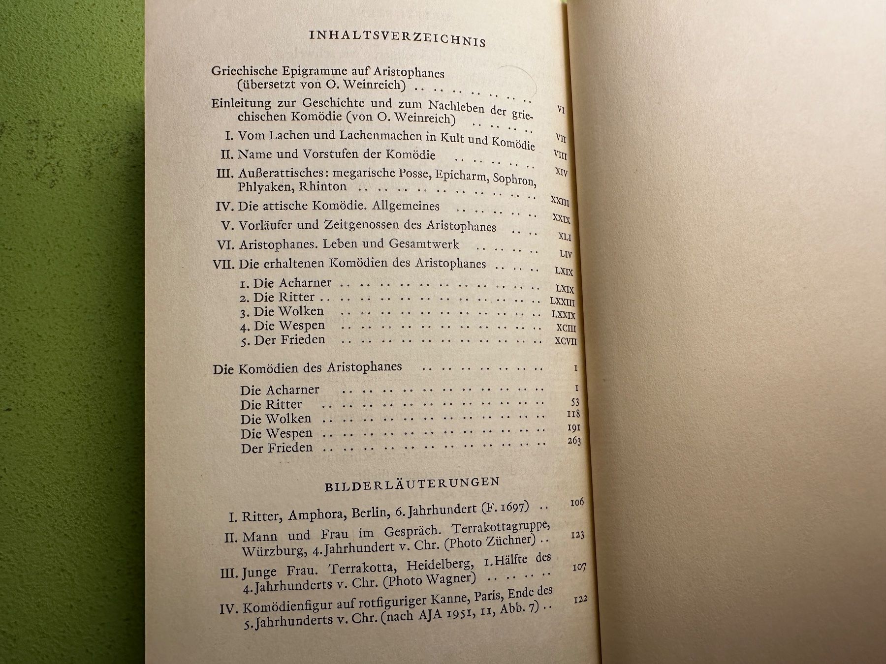 Libri: Aristophanes: Komödien I – Usato da Zürich venduto da allp 6