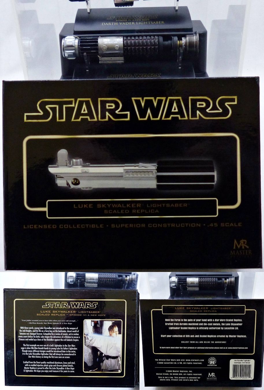 Star Wars Figuren: STAR WARS SET 3 LIGHTSABER .45 MASTER REPLICA OBI-WAN DARTH – Neu (gemäss Beschreibung) aus Lugano von YouWantUS 8