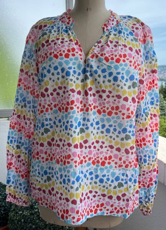 Boden UK Bunte Frühlingsbluse, leicht, wie neu! 🌸