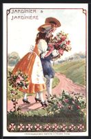 Vevey, Fete des Vignerons 1905, Jardinie