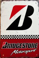 Bridgestone Blechschild Sommerreifen Winterreifen Pneu Rad