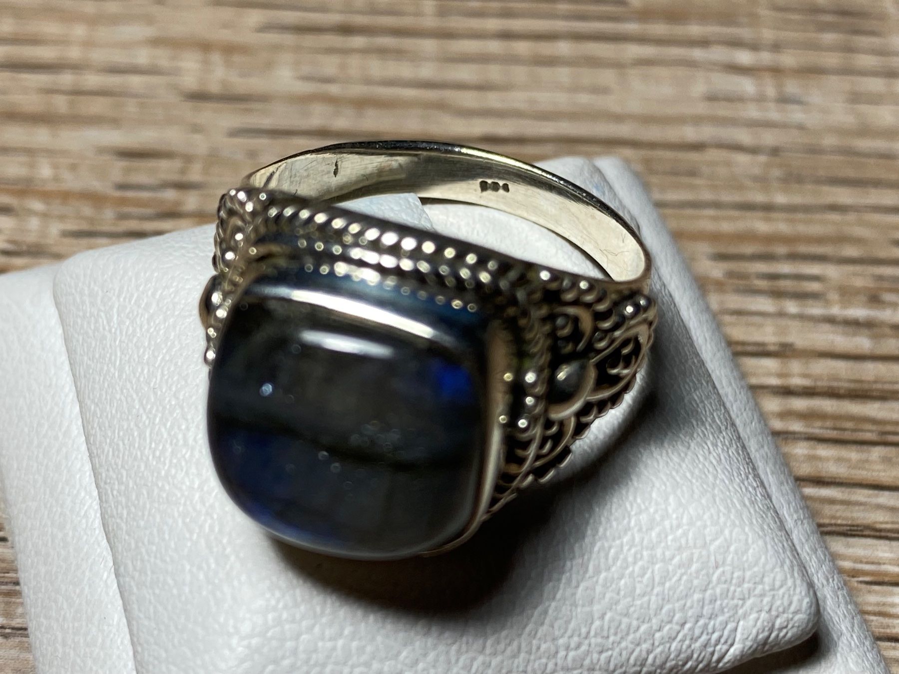 Anelli: Orientalischer Silber 925 Ring mit natürlichem Labradorit – Nuovo e nell'imballaggio originale da Laax venduto da Kiki_Kingdom3 6