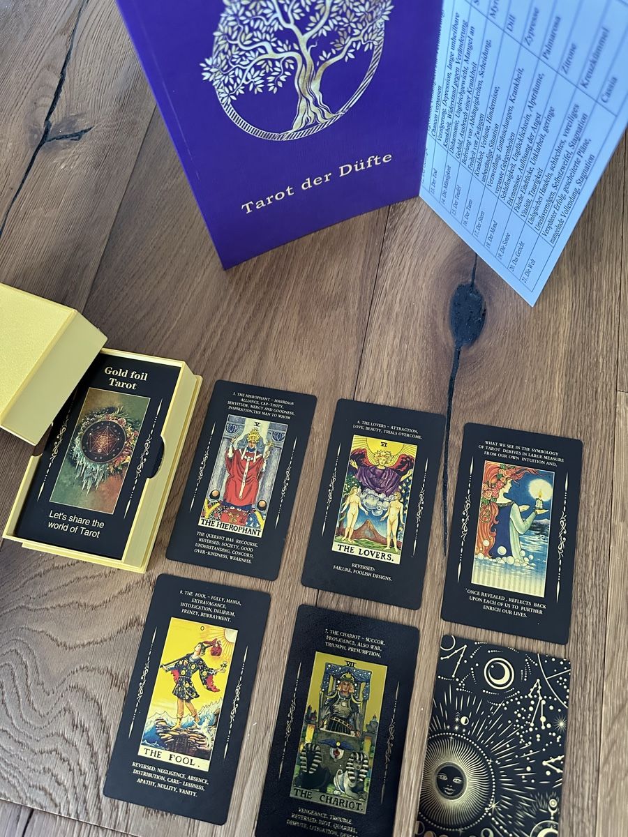 Cartoline: Tarot Kartenset plus Buch – Nuovo e nell'imballaggio originale da Watt venduto da Kfassnacht