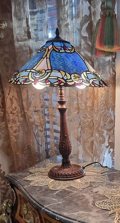 Lampen: Wunderschöne Tiffany Buntglaslampe – Neu (gemäss Beschreibung) aus Wolfhalden von Nati-Nati 1
