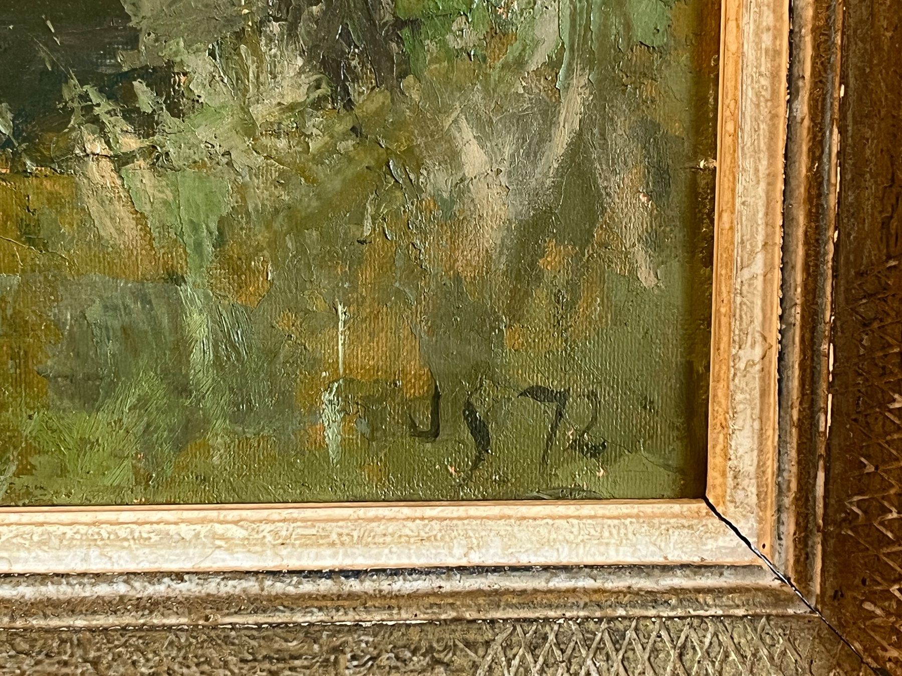 Dipinti: JS 1972 Landschaftbild Original Gemälde – Usato da Basel venduto da PAUL_ART 2