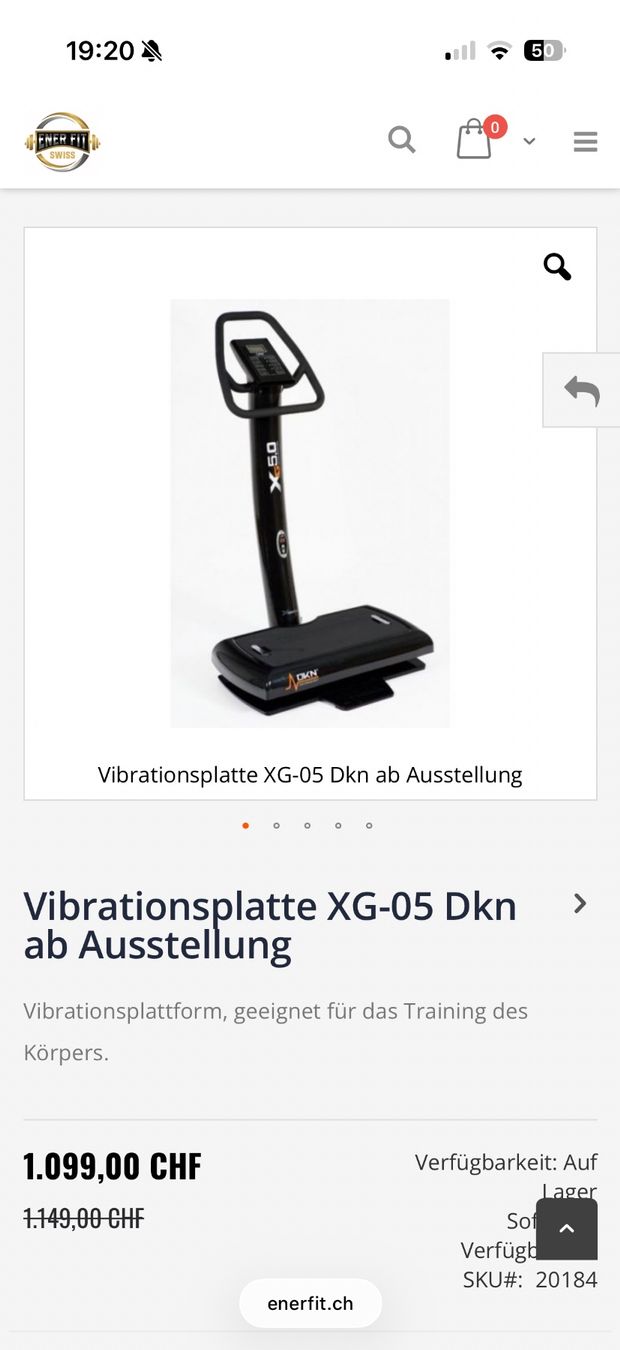 Alle Maschinen: Vibrationsplatte XG-05 Dkn – Gebraucht aus Suhr von AuraMaxxer 1