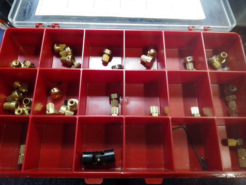 Messing Ölfüllklemme Für RC Boote - Passt Auf 6mm & 9mm Kupferrohre