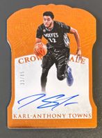 NBA Karl-Anthony Towns KAT 2015 Crown Royale Rookie Auto /85