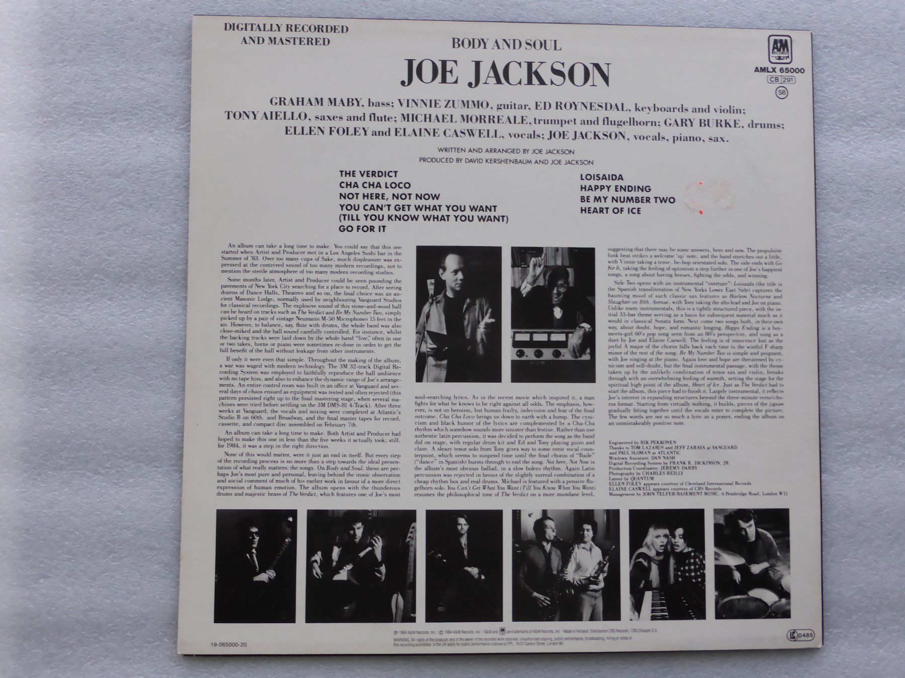 Dischi in vinile: VINYL  LP  JOE JACKSON – Usato da Küssnacht am Rigi venduto da Sunnestrahl 3