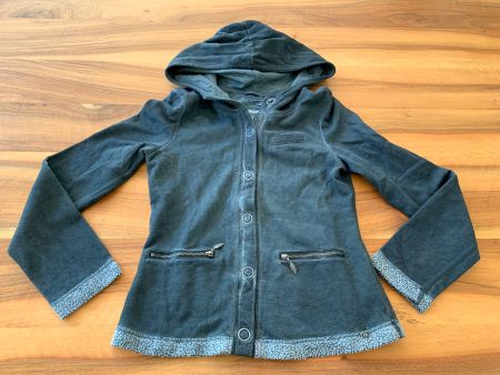 Nile graues Kapuzen Jäckli/Jacke Gr. XS